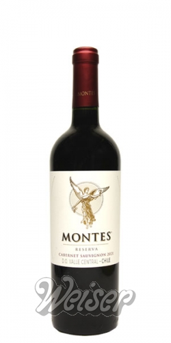 Montes Sauvignon 0,75 ltr. Wein / Reserva 2021 Chile / Cabernet