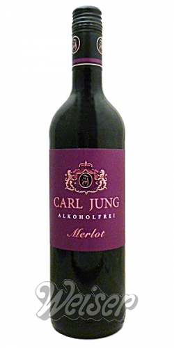 Ohne Alkohol... / Carl Jung Merlot halbtrocken alkoholfrei 0,75