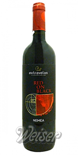 Wein / Griechenland / Mitravelas Estate Red on Black 0,75 ltr. Agiorgitiko  Nemea trocken 2020