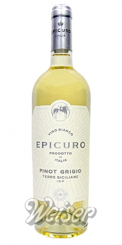 Wein 0,75 / Apulien Terre Grigio Pinot / 2022 Siciliane Italien / Epicuro ltr.