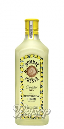 Weitere Spirituosen / Gin und Jenever / Bombay Citron Pressé 0,7 ltr. with  a Mediterranean Lemon Infusion