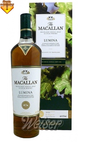 Whisky Schottland Speyside Macallan Lumina Quest Collection 0 7 Ltr Exclusive To Travellers