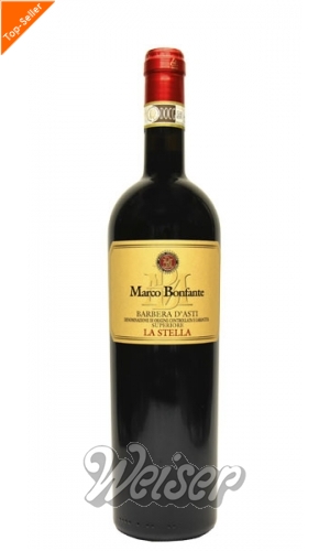 Wein / 2021 ltr. La / Bonfante Superiore / 0,75 Stella Marco Piemont Italien Barbera d\'Asti